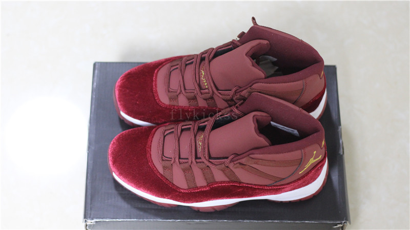 Super Air Jordan 11 Velvet Night Maroon High